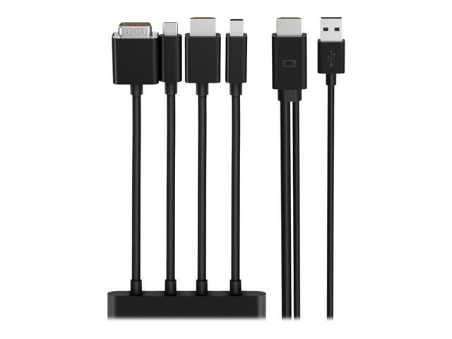 Belkin Digitaler Multiport Adapter mit Mini-Displayport, HDMI, USB-C und VGA auf HDMI (B2B166) Belkin Digitaler Multiport Adapter mit Mini-Displayport, HDMI, USB-C und VGA auf HDMI (B2B166)